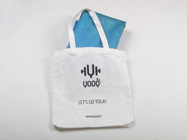 YOOQ tapis voyage léger pliable evasion beach tote bag transport yoga fitness