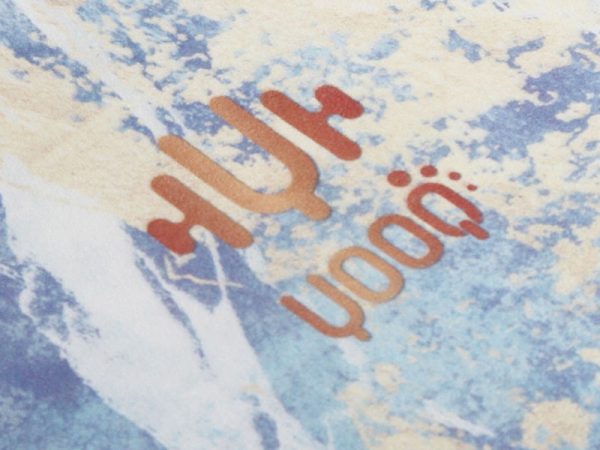 YOOQ tapis voyage léger pliable powder blue zoom yoga fitness