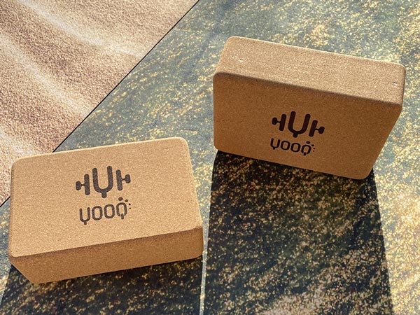YOOQ accessoires briques liège yoga