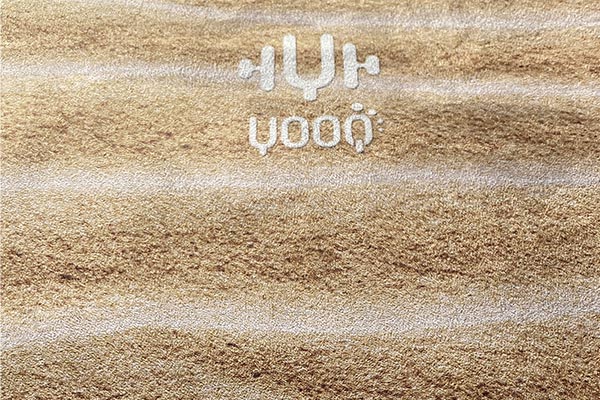 tapis de yoga terre sauvage nouvelle collection YOOQ golden sand sable caoutchouc naturel yoga fitness